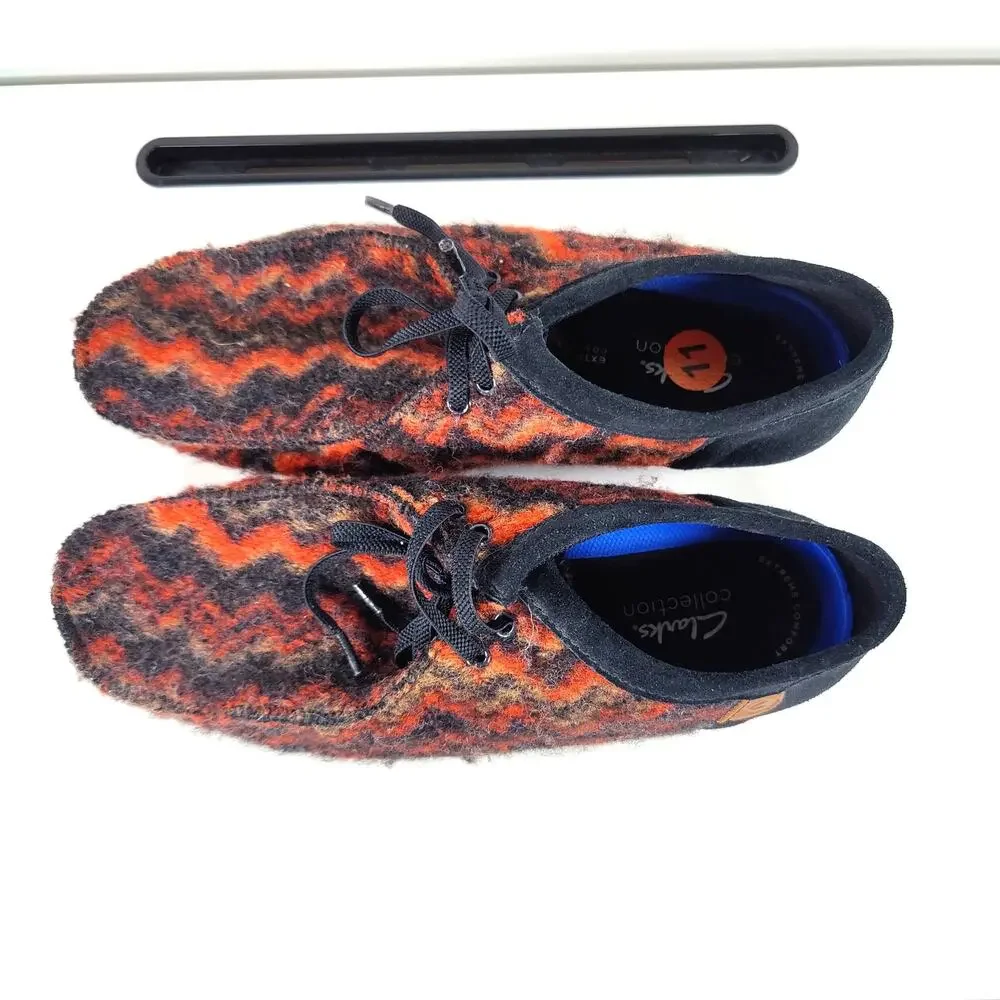 Clarks Shacre II Step Wallabee Shoes Native Wool Mens 11 Extreme Comfort